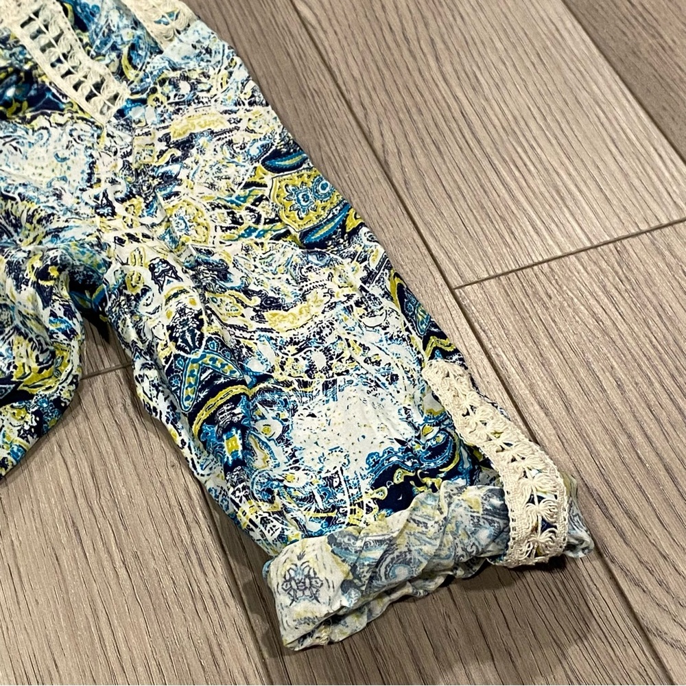 Twelfth Street by Cynthia Vincent Romper Women’s S Multicolor Snap Button 110572 - Picture 4 of 16